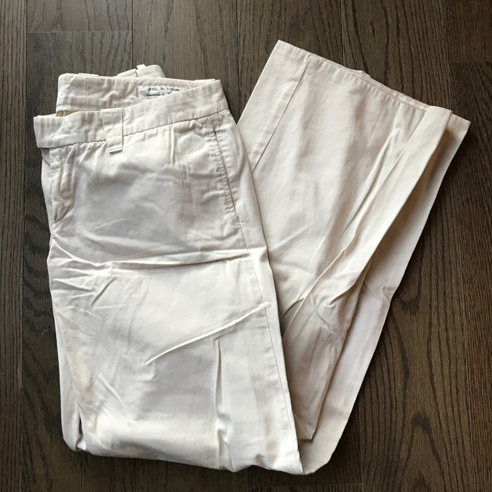 Rag & Bone Cream Colored Flare Pant